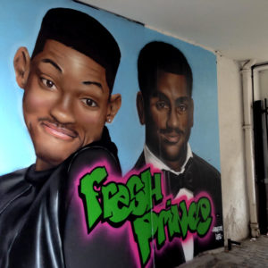 Fresh Prince Graffiti Mural